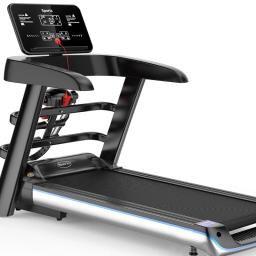 Esteira elétrica dobrável multifuncional para caminhada, corrida, treinamento de saúde e fitness com monitor lcd hd - Image 4