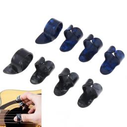 Guitarra Slide Picks Kit com Caixa, Aço Inoxidável, Slides, Polegar, Dedo, Celulóide, Ukulele - Image 4