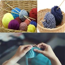 36 pçs conjunto de agulhas de tricô de bambu mix 2.0-10mm de alumínio ganchos de crochê conjunto com saco agulhas de crochê para kit de costura acessórios - Image 6