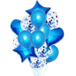Balão multi-confete com 14 unidades, para festa de feliz aniversário de hélio, rosé gold para menino e menina, chás de bebê, artigos para festas - Image 5