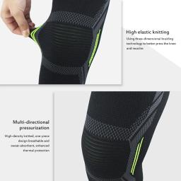 Mangas De Compressão Do Joelho, Shin Pads, Voleibol, Basquetebol, Futebol, Proteção Esportiva, Suportes De Joelho, 1Pc - Image 4