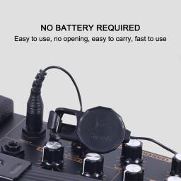 Captadores de guitarra clássica profissional com clipe de cabo de 2.5m, acessórios para instrumentos musicais de captador - Image 4