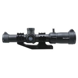 Vector Optics-FFP Riflescope com 1 Piece Picatinny Mount, Turret Lock Feature, Long Eye Relief para AR 15 M4, 1x24 - Image 4