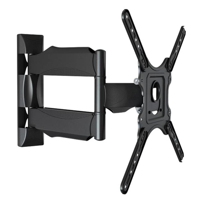 Suporte de Parede Articulado Retrátil para TV de 32 a 55 Polegadas - 3 Braços Swing NB DF400 P4 com Capacidade de 70kg