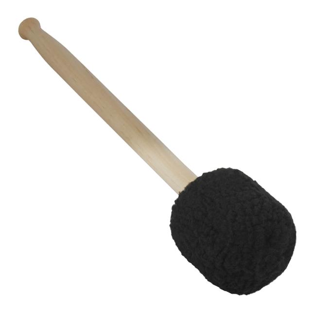 Baqueta de Feltro de Lã Preta com Alça de Bordo para Baixo Tambor - Acessório de Alta Qualidade para Instrumentos de Percussão