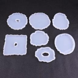 Base de silicone redonda retangular para artesanato, molde para relógio, letra e resina, uv, faça você mesmo, ferramentas para decoração de casa - Image 1