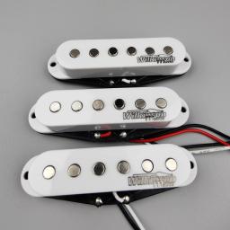 Captadores de guitarra elétrica Wilkinson Lic Vintage Single Coil Captadores para guitarra ST WOVS brancos - Image 3