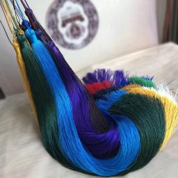 Poliéster Seda Beads Borla Franja Escova, Borlas Guarnição para Artesanato, Jóias DIY Encontrar, Embelezar Acessórios Cortina, 50cm, 1Pc - Image 2