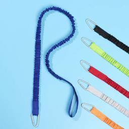 Ajustável Elastic Paddle Leash, Kayak Rod, Lanyard, Segurança, Tornozelo, Mosquetão, Pesca Rod Holder, Prancha, Board Rope - Image 4