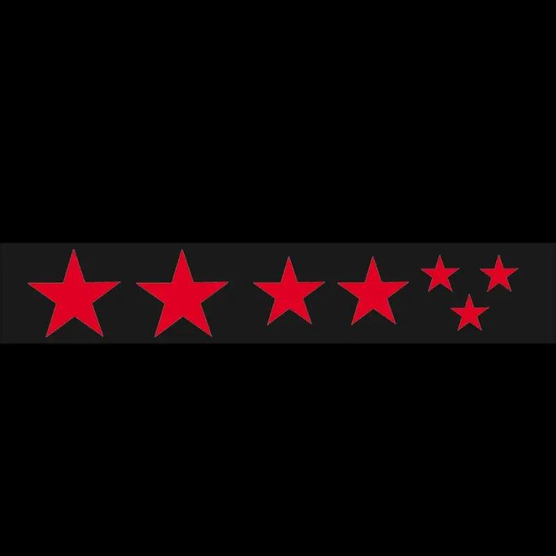 Adesivos refletivos para bicicleta, adesivo para aro roda com estrelas fluorescentes acessórios decalque para bicicleta - Image 1
