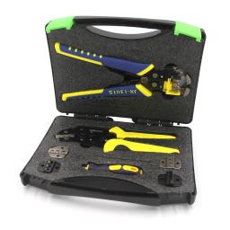 Kkmoon fio crimpers engenharia catraca terminal de friso alicates fio strippers alicate kit bootlace virola crimper ferramenta - Image 3