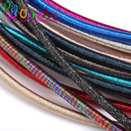5mm 46cm macio rayon seda vários materiais/várias cores cabo oco de borracha diy colar pulseira jóias fazendo - Image 4
