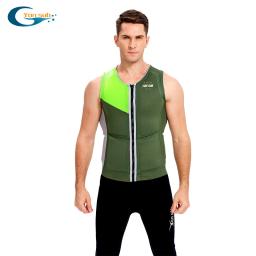 Colete salva-vidas para áreas externas neoprene, colete de segurança para adultos, esportes aquáticos, pesca, caiaque, vela, natação, drift, roupa apertada - Image 2