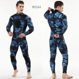 Roupa de mergulho com camuflagem 3mm, roupa de mergulho de corpo inteiro para caça submarina, moletom térmico masculino de neoprene para mergulho - Image 5