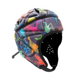 Respirável Lycra Rugby Headguard Capacete para Adulto, Chapelaria protetora acolchoada, ajustável Soft Goalie Chapelaria, Capacete de hóquei - Image 4