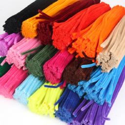 Multicolor Chenille Hastes para Limpadores de Tubulação, Handmade DIY Arte Artesanato Material, Crianças Criatividade Artesanato Crianças Brinquedos, 30 Pcs, 50 Pcs, 100Pcs - Image 5