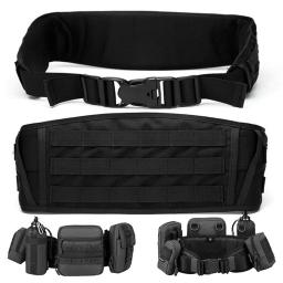 Molle acolchoado patrulha cinto com cintura proteção, nylon tático cinto de proteção para combate, exterior Airsoft Paintball - Image 1