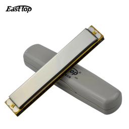T2401easttop gaita 24 buracos boca harpa tremolo chave de c mondharmonica instrumentos musicais arpa de boca armônica harmonika - Image 5