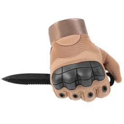 Luvas táticas Hard Knuckle para homens e mulheres, tela sensível ao toque, paintball, airsoft, escalada, equitação, dedo cheio, combate - Image 4