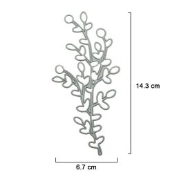 Forma do ramo de corte de metal dados scrapbooking folha galho em forma de cartão feito à mão gravação artesanato cortador de papel molde - Image 2