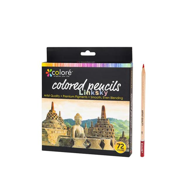 Lápis de Cor Premium Pré-Afiados em Diversas Cores para Crianças e Adultos - Perfeito para Material Escolar e Livros de Colorir