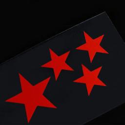 Adesivos refletivos para bicicleta, adesivo para aro roda com estrelas fluorescentes acessórios decalque para bicicleta - Image 4