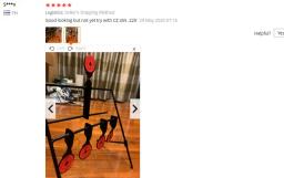 Habilidade tática para Outdoor Indoor Airgun, 5-Plate Reset Target, também para Airsoft Paintball Tiro, Melhorar a Caça Tiro - Image 6