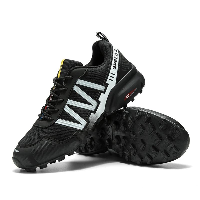 Sms homem caminhadas ao ar livre sapatos de escalada esporte respirável tênis de caça tático sapatos de trekking verão malha anti-skid formadores - Image 1