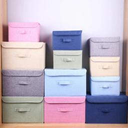 Caixa De Armazenamento Dobrável Para Roupas, Organizador De Roupa Interior, Meias Recipiente, Home Wardrobe - Image 1