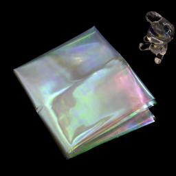 Filme a laser Transparente Adesivos de Papel, DIY Artesanato Decalques Suprimentos, Folha Holográfica Artesanal, Resina Jóias Material, 50cm, 1 Pc - Image 4