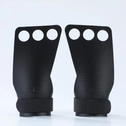 Ginástica de carbono apertos de mão luvas de ginásio de treino de levantamento de peso proteção de palma para kettlebell puxar para cima ginástica crossfit grip - Image 3
