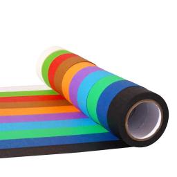 Rolos De Fita Adesiva Colorida, Fita De Papel Artesanal, Fita De Professor Para Rotulagem De Laboratório De Arte, Decorações De Sala De Aula, Suprimentos De Ensino, 1 Rolo - Image 4