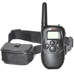 Coleira de treinamento para cachorro de estimação, equipamento de treinamento para cães com tela lcd, à prova d'água, parar de latir, 998d-1, 300m - Image 2