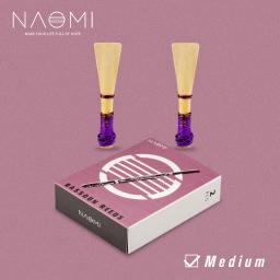 Naomi 2 pces/1 pacote NB-01 bassoon reed médio com caso profissional instrumento peças de reposição acessórios - Image 1