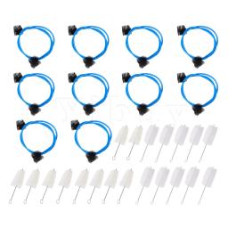 Yibuy kit de cuidados de limpeza de trompete, pincel de boca escova de serpente válvula escova de revestimento - Image 1