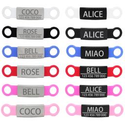 Etiquetas de identificação para animais de estimação, aço inoxidável personalizado para cães pequenos, gatos, gravados personalizados, placa de identificação, acessórios para coleira - Image 5