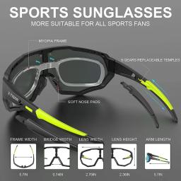X-TIGER óculos de ciclismo polarizados esportes ao ar livre dos homens óculos de sol com armação de miopia óculos de bicicleta das mulheres dos homens ciclismo - Image 4