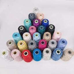 Fios mercerizados para tricô, lantejoulas especiais, tecidos à mão DIY, boneca de pano, cobertor de lã, 3mm, 50g, 350m, 50g - Image 5