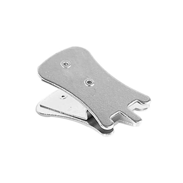 Silenciador Metal para Erhu e Zhonghu com Acabamento em Prata, Preto ou Ouro - Acessório Ideal para Instrumentos de Corda
