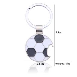 Padrão de futebol chaveiro para homens e mulheres, mini lembrança, moda esportes chaveiro para fãs, enfeite mochila, 1pc - Image 6