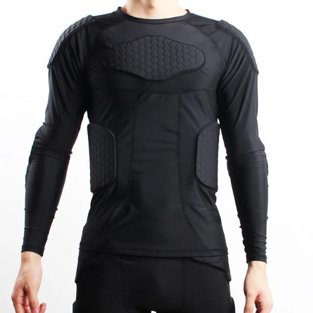 Camiseta Masculina Anti-Colisão para Esportes: Proteção e Conforto para Basquetebol e Rugby