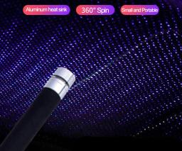Mini projetor de estrela led para carro, luz usb dj efeitos de discoteca luz ambiente interno de palco lâmpada noturna ano novo decoração de natal - Image 2
