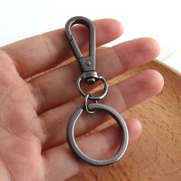 Fivela giratória para coleira de cachorro, prendedor com gancho de pressão e chave, chaveiro com fechos e ganchos - Image 2