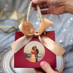 Convites Selo Etiquetas, Adesivos Personalizados Impressão, Foto Impressão, Casamento Adesivo, Personalizar Design, Festa de Aniversário, 4.5cm - Image 6