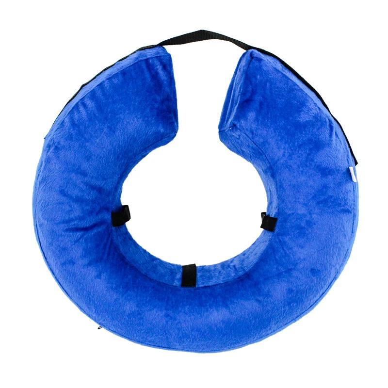 Colar inflável macio para animais de estimação, Cone de cabeça para cachorro, Colar eletrônico projetado para proteger animais de estimação, Pós-cirurgia - Image 1