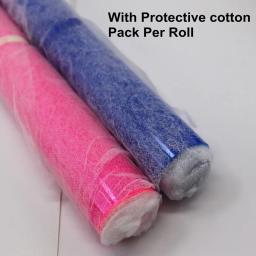 Rolo de filme de PVC impermeável, rosa néon, colorido, claro, transparente, vinil, couro sintético, tecido, pano de vidro macio, BH050, 30x120cm - Image 6