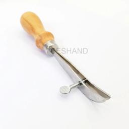 Ferramenta de vinco para riscador de couro, ferramenta de marcação para inscrição em couro linear de 1-20mm com punho de madeira ajustável para raspador de marcas de couro e vegetais diy - Image 4