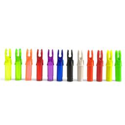 30 pçs colorido seta nocks inserção flecha id6.2mm seta da cauda de fibra de vidro carbono eixo diy nock tiro caça acessórios - Image 4