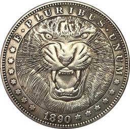 38mm dinossauro leão hobo níquel antigo moeda collectible coleção de arte de moeda antiga física comemorativa moedas antigas réplicas - Image 6