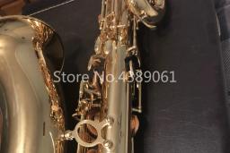 Instrumento musical jupiter JBS-593 gl e flat baritone saxofone latão ouro laca pérola botão saxofone com lona caso - Image 6